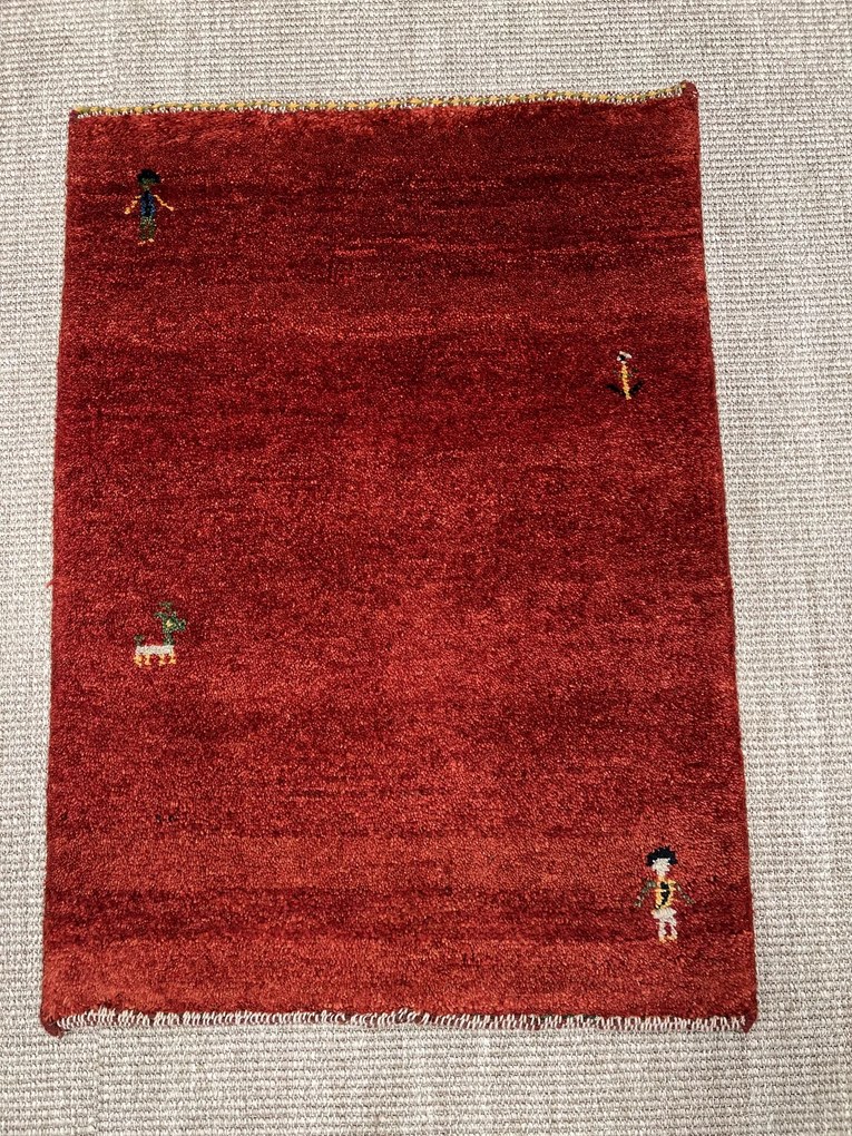 Gabbeh Tappeto persiano 60 x 80 Rosso (Iran) Annodato A Mano