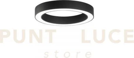 Plafoniera led demos nera led 60w 8250 lm 3000k 4000k 6500k 60x8,5cm