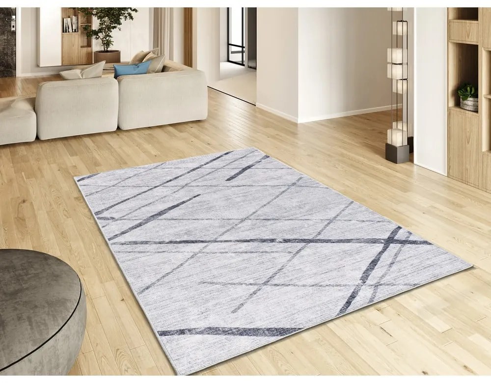 Tappeto grigio chiaro 140x200 cm Class - Universal