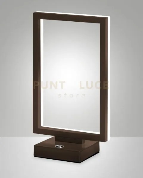 Bard lampada da tavolo corten a led 3000k - 15w - 1720 lm dimmerabi...