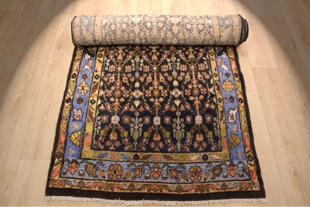 Malayer Tappeto 120x670 (Iran) Annodato A Mano