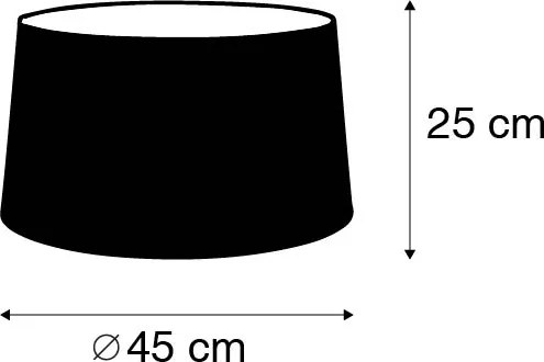 Paralume in lino marrone 45/25