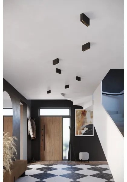 Sollux SL.1212 - Faretto LED SOLE LED/11W/230V nero