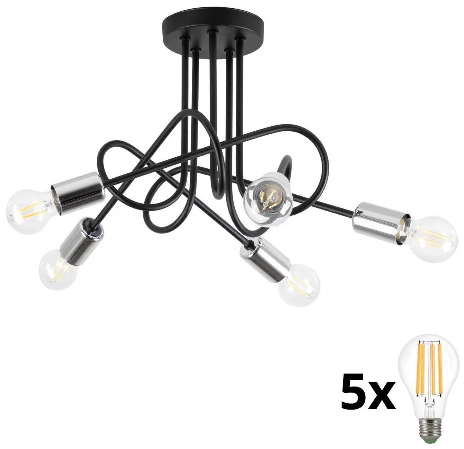 Lampadario fisso OXFORD 5xE27/15W/230V