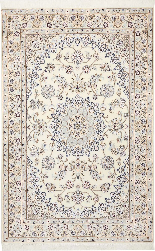 Nain Tappeto persiano 200 x 130 Beige (Iran) Annodato A Mano