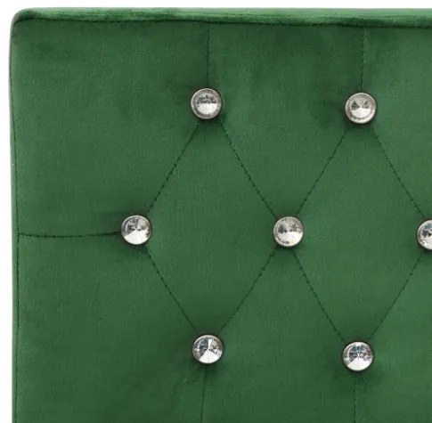 Panca 110 cm in Velluto Verde Scuro