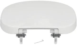 Ideal Standard Connect sedile avvolgente bianco europeo con cerniere inox E712801