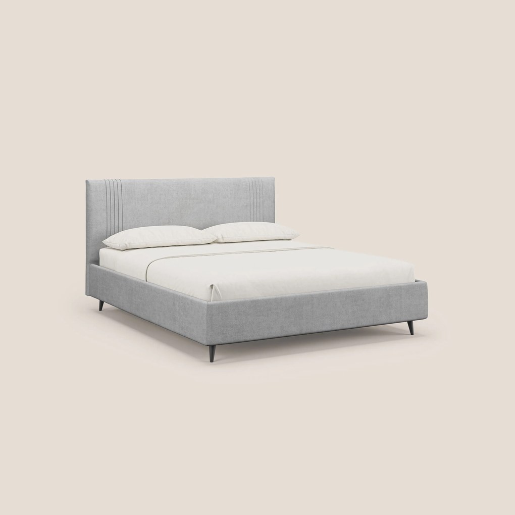 Yvonne letto contenitore in morbido tessuto impermeabile T02 grigio chiaro