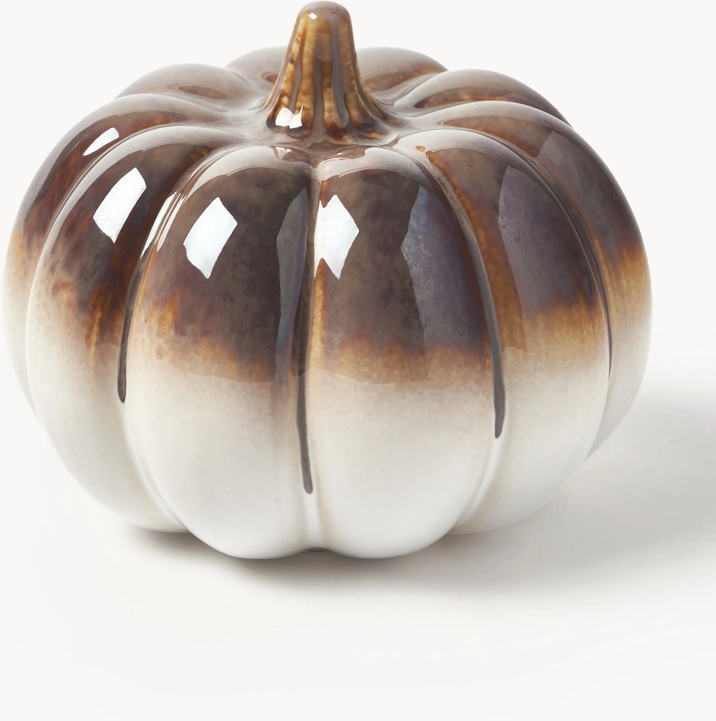 Oggetto decorativo a forma di zucca Moranga, alt. 10 cm