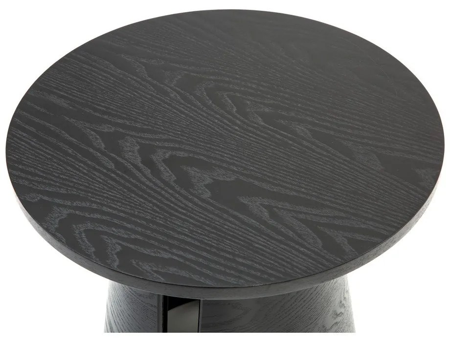 Tavolino nero , ø 50 cm Cep - Teulat
