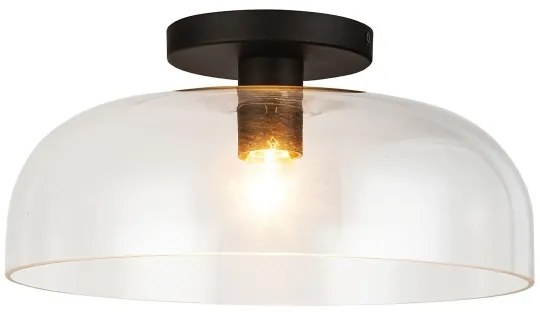 Alora Mood ALM-SYLVIA-SF-BK-CL - Plafoniera SYLVIA 1xE27/60W/230V nera