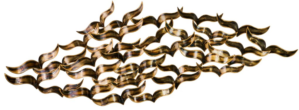 Decorazione in oro anticato 115x55x10 cm