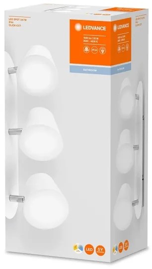 Ledvance - Faretto LED da bagno SPOT 3xLED/7W/230V IP44 3000/4000K