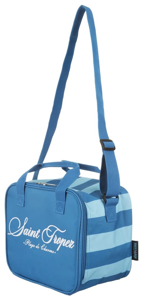 Lunch box Saint Tropez blu con tracolla