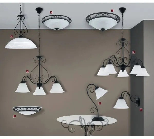 Rabalux 3721 - Applique da parete ATHEN 1xE14/60W/230V