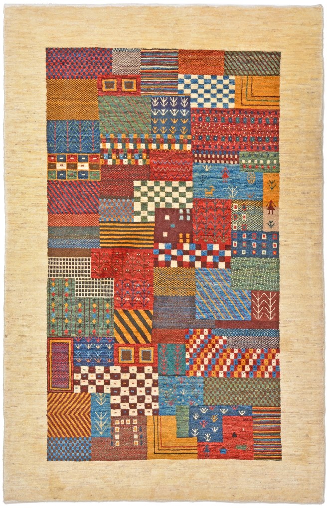 Loribaft Tappeto 110 x 180 (Iran) Annodato A Mano