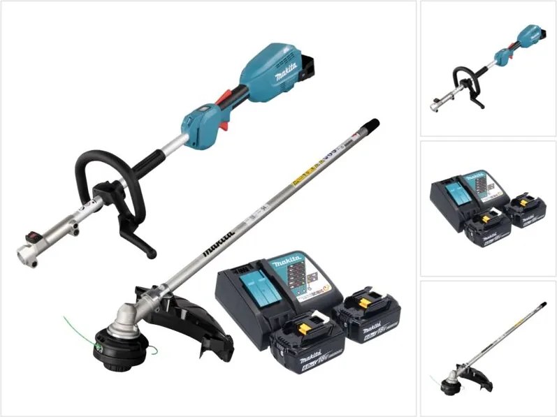Multiutensile a batteria Makita DUX 18 RG2X1 18 V Brushless + 2x batteria 6,0 Ah + kit di ricarica