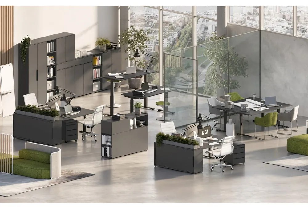 Libreria antracite 80x120 cm Mailand - Germania