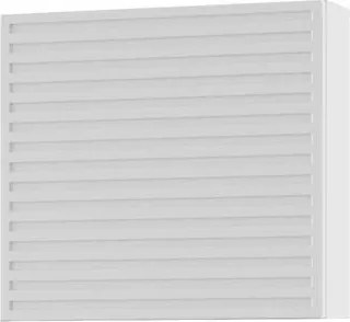 Pensile bagno Pixel Stripes laccato opaco bianco, 1 anta apertura da sinistra P 17 x L 40 x H 40 cm
