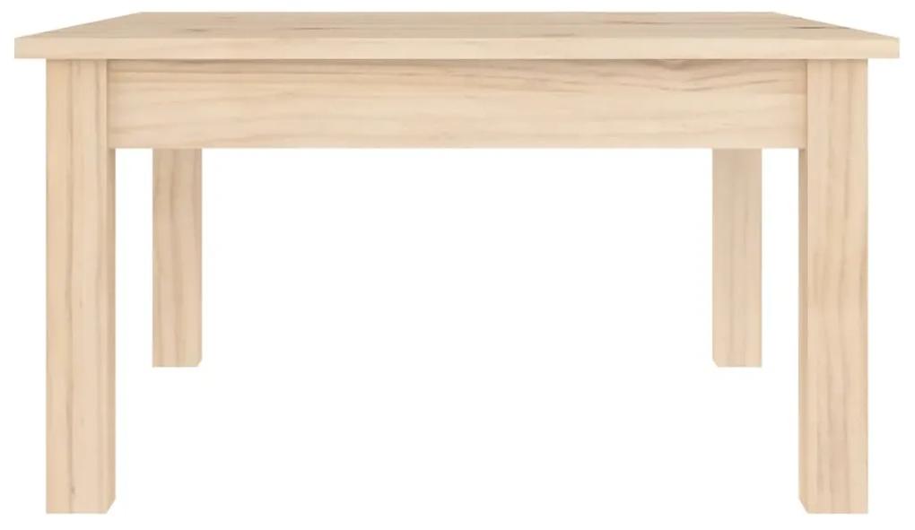 Tavolino da Salotto 55x55x30 cm Legno Massello di Pino