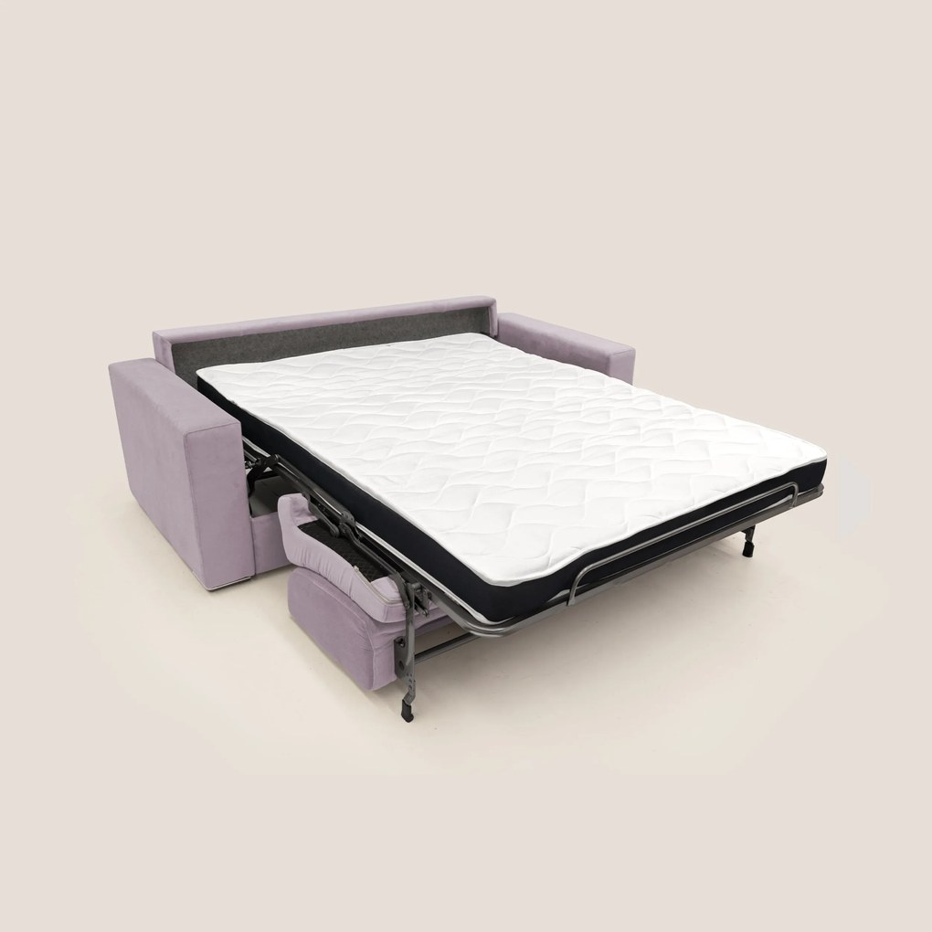 Venere Divano letto matrimoniale in velluto LUXURY impermeabile