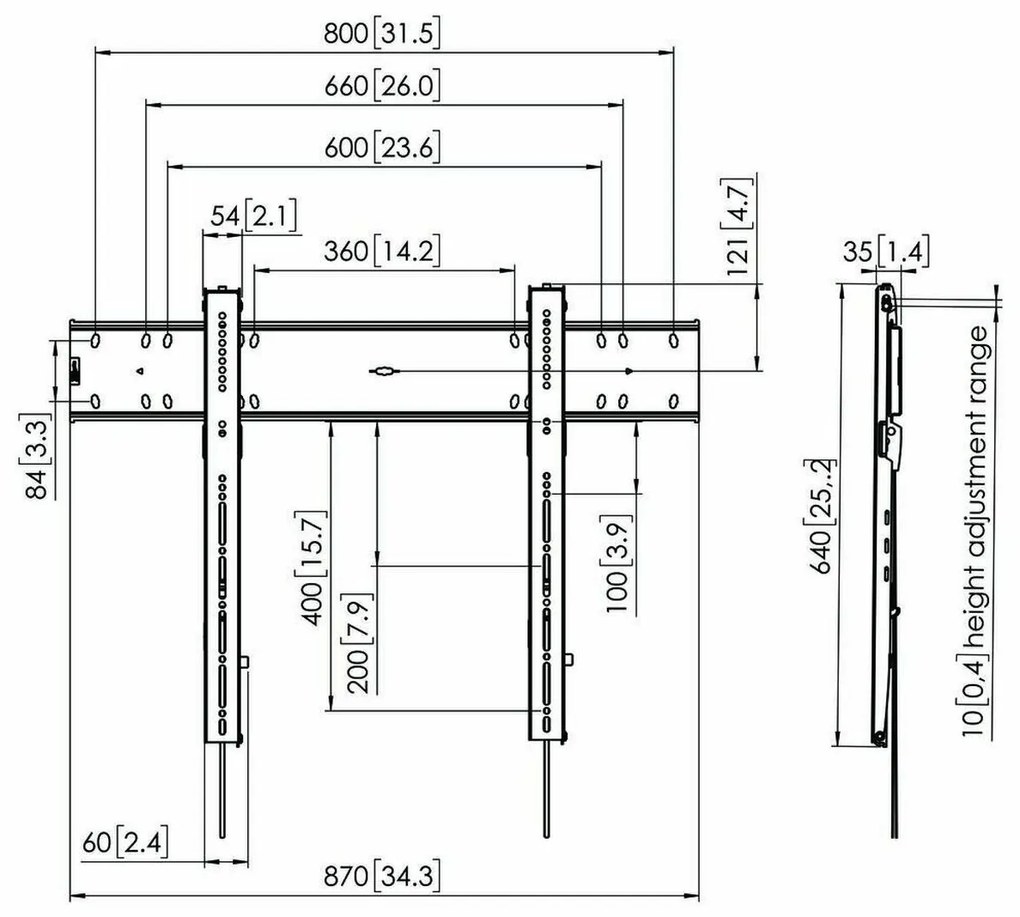 Supporto TV Vogel's 7368000 80" 100 kg