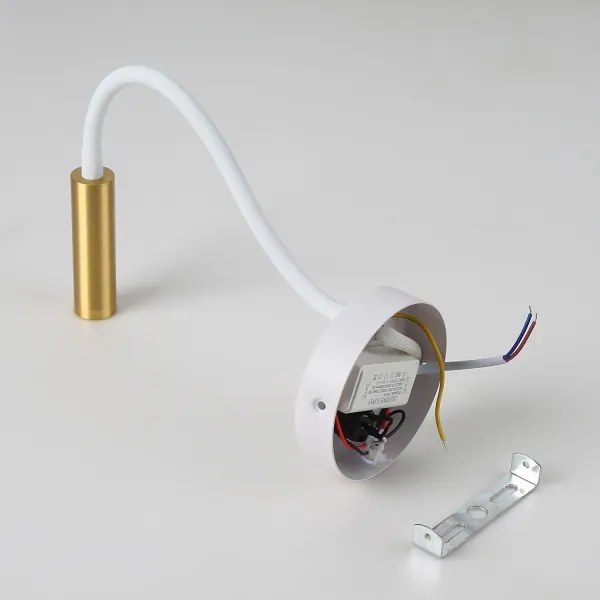 Brilagi - LED Lampada flessibile da muro MAYA LED/3W/230V 4000K bianco/oro