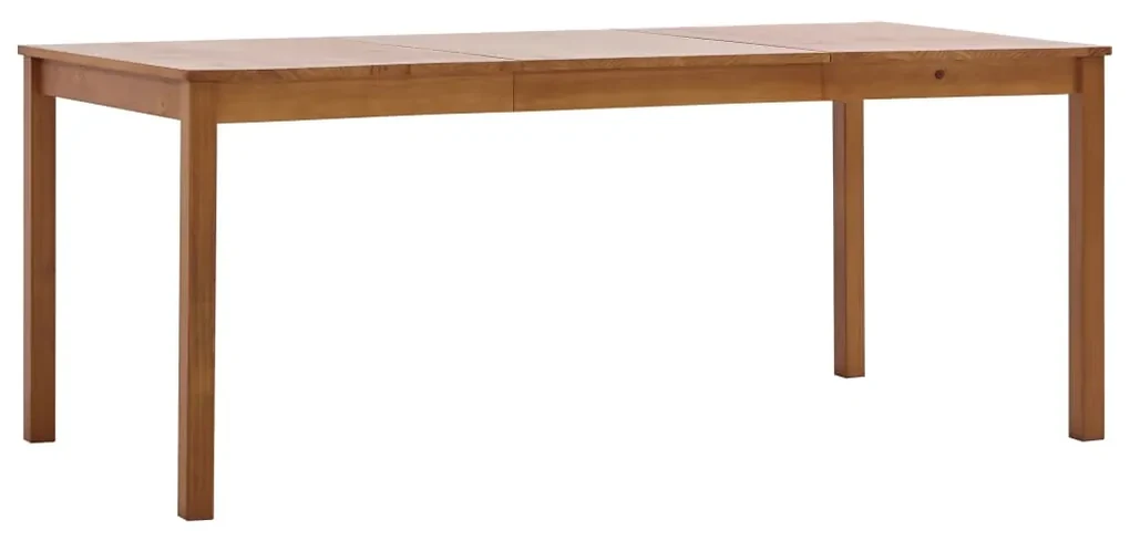Tavolo da pranzo marrone miele 180x90x73 cm in legno di pino