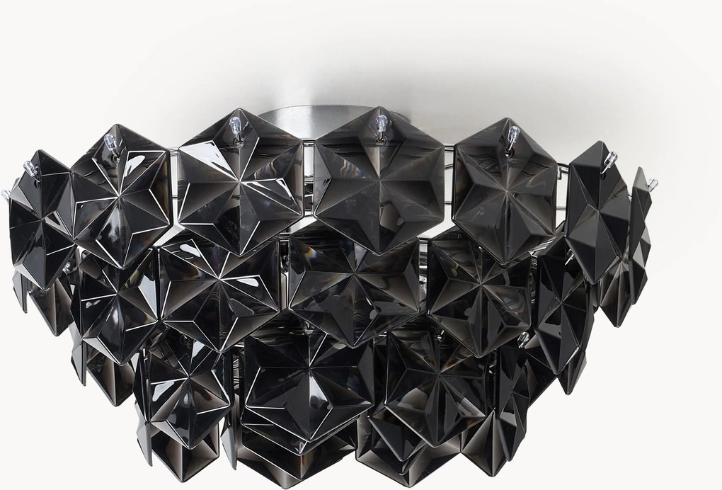 Plafoniera di design in vetro Monarque