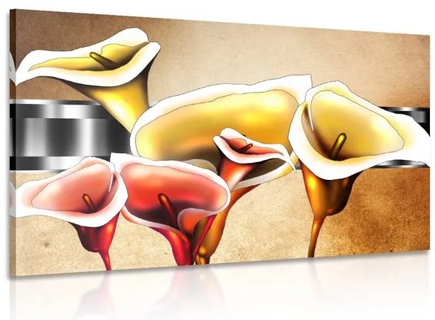 Stampa su tela – Eleganti fiori di calla