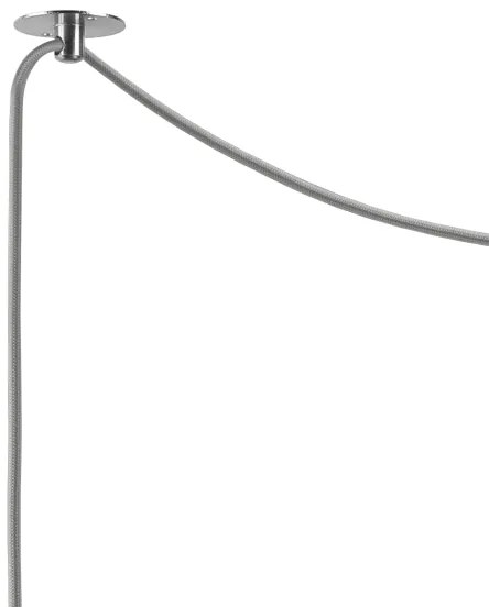 Lampadario a sospensione con filo ALMA 1xGU10/35W/230V cromo