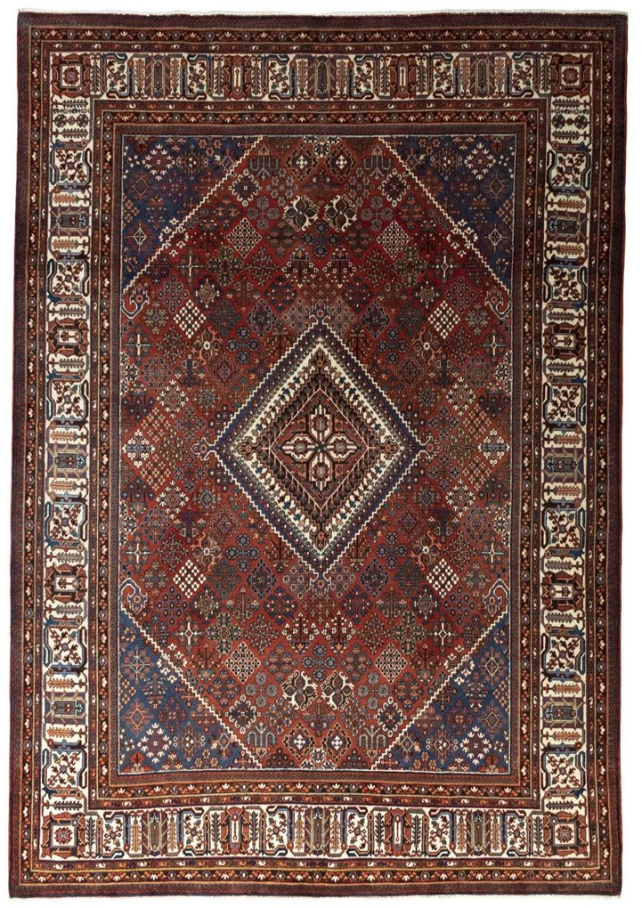 Josheghan Tappeto 320 x 220 Rosso (Iran) Annodato A Mano