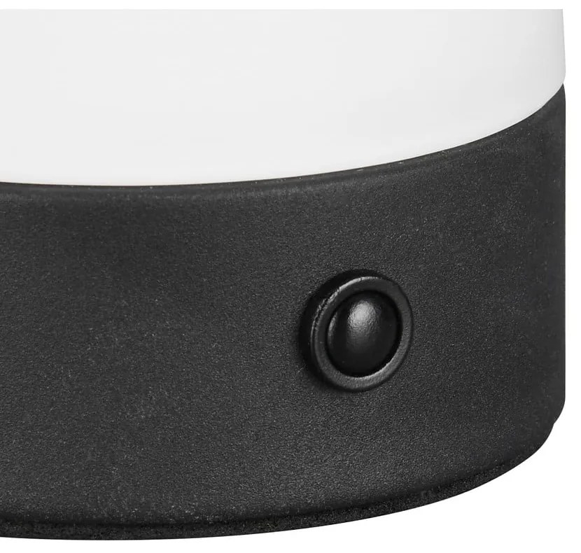 Lampada da tavolo LED bianco opaco con paralume in vetro (altezza totale 18 cm) Dooley – Trio