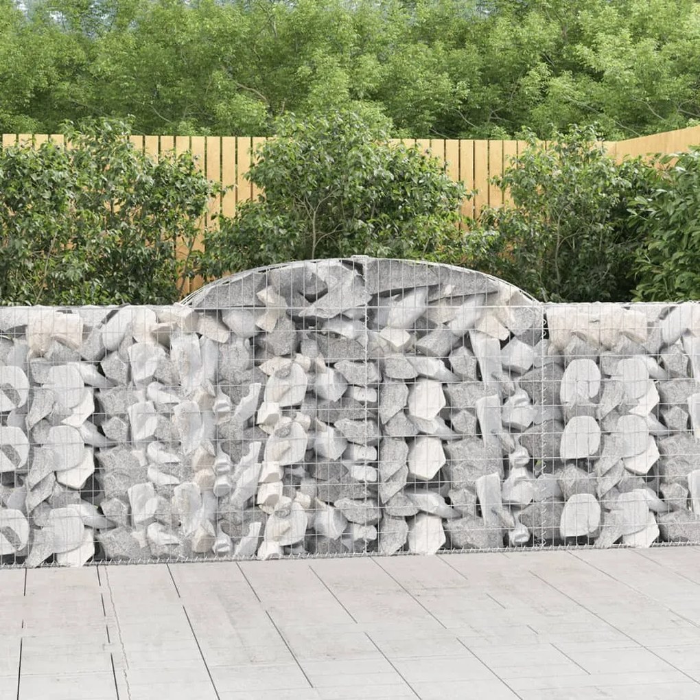 Cesti Gabbioni Ad Arco 30 Pz 300x30x100/120 Cm Ferro Zincato /