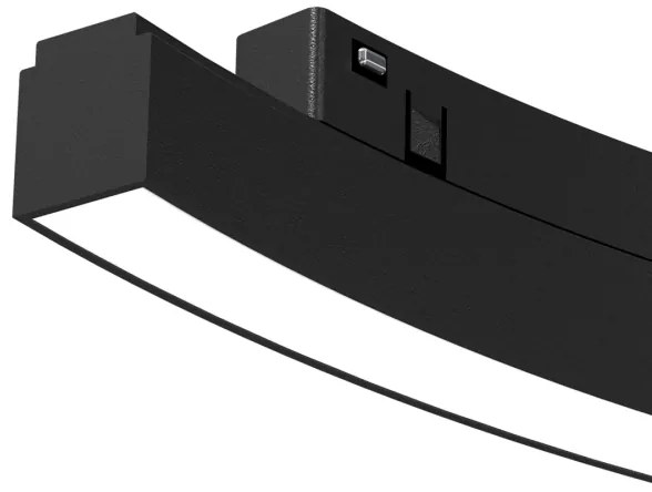 Luce LED per binario MAGNETIC TRACK LED/10W/48V 3000K nero