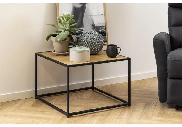 Tavolino SARON quercia/nero