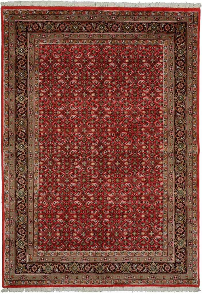 Bidjar Tappeto orientale 240x170 Rosso (Indian) Annodato A Mano