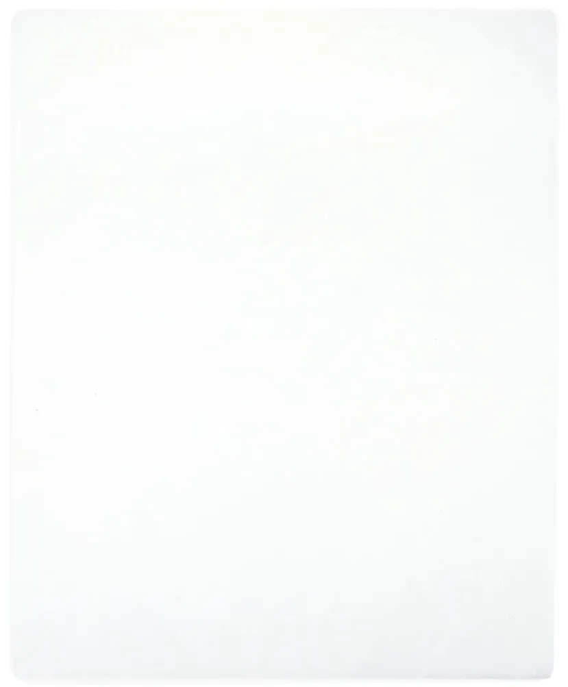 Lenzuola Con Angoli Jersey 2pz Bianche 90x200 Cm Cotone /