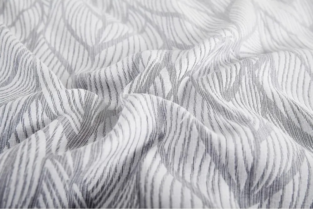 Biancheria da letto singola jacquard grigia 140x200 cm Florida - My House