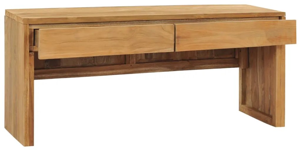 Mobile porta tv 100x35x45 cm in legno massello di teak