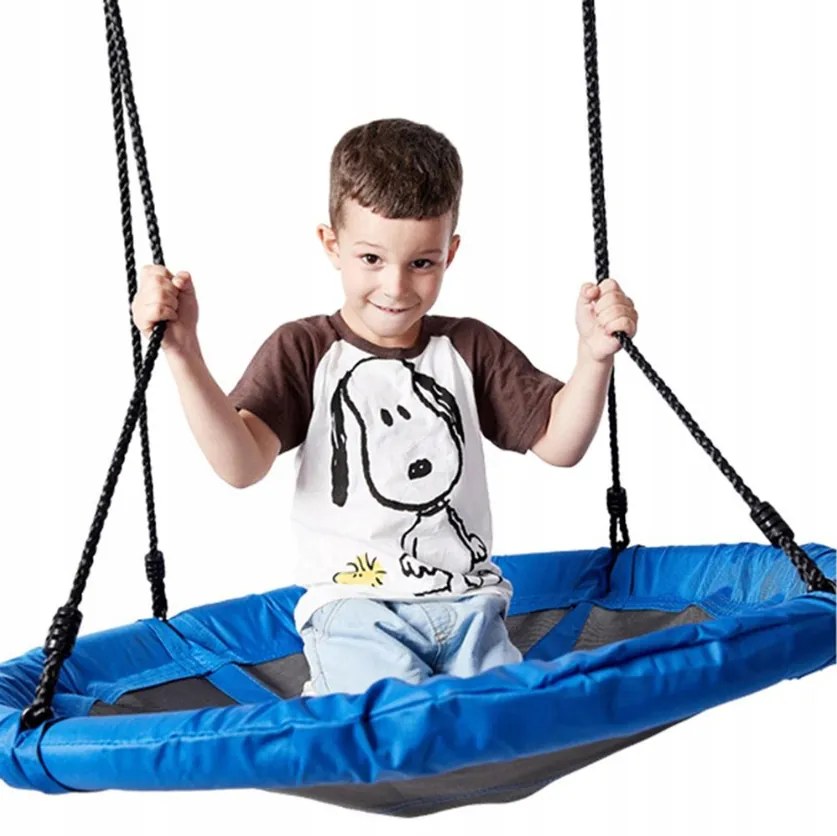 Altalena da appendere per bambini in blu