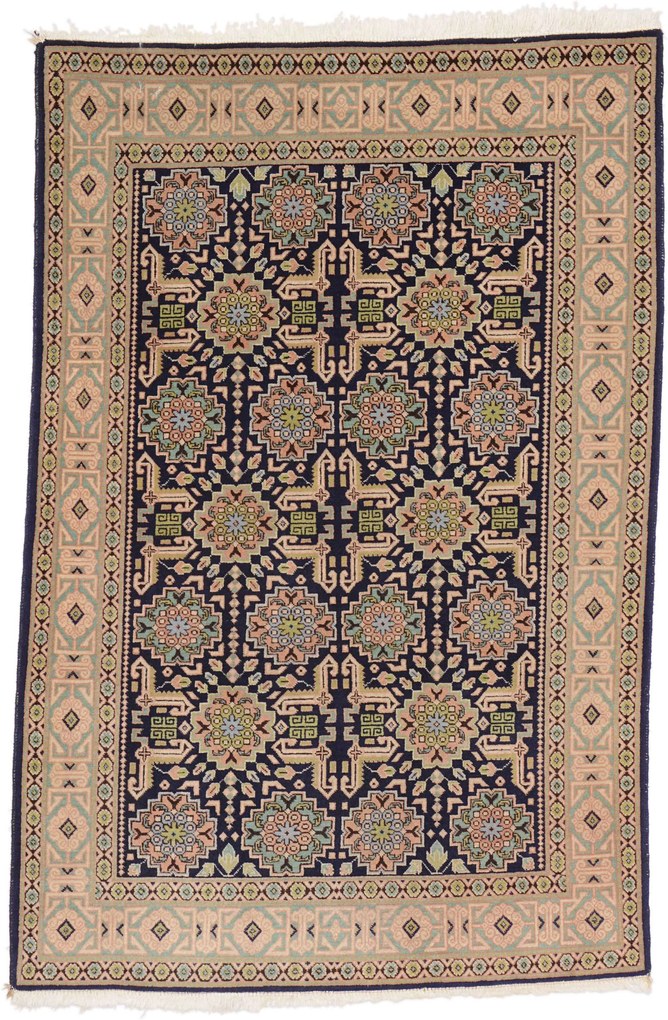 Tabriz Tappeto 100 x 150 (Iran) Annodato A Mano