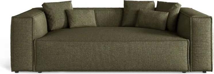 Divano Aveiro 3 posti in chenille – 220x118x86 cm