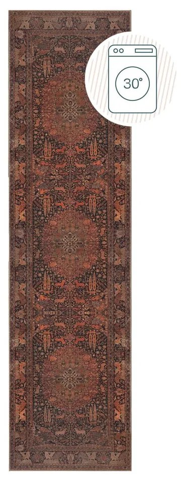 Passatoia burgundy lavabile 60x230 cm Nico Global – Flair Rugs