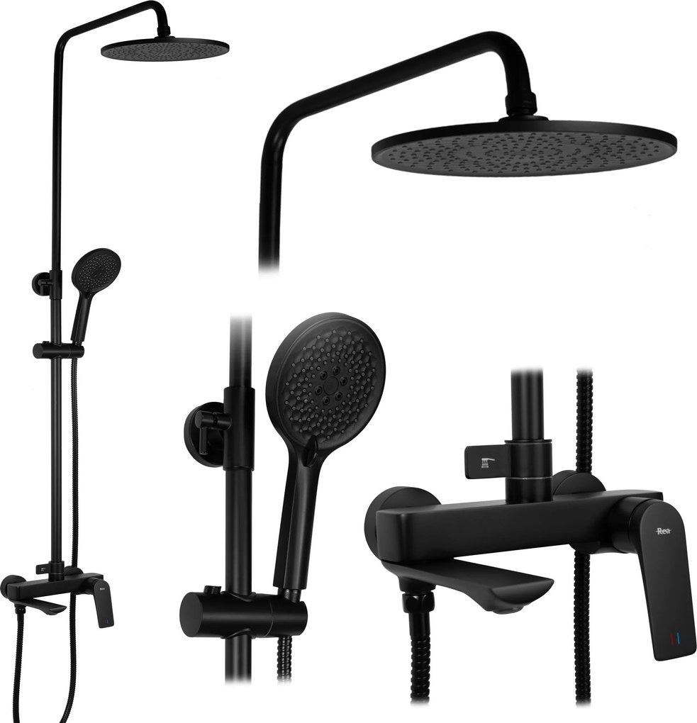 Set doccia REA AVALON BLACK