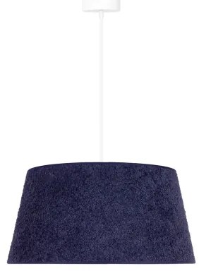 Duolla - Lampadario a sospensione con filo BOUCLE 1xE27/15W/230V diametro 50 cm blu