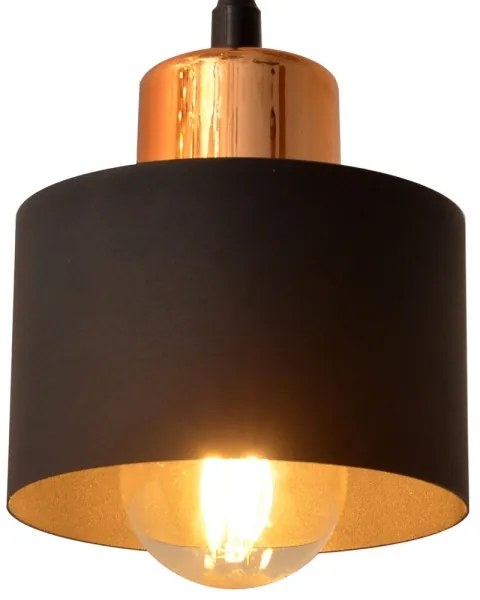 Lampadario su fune EDISON 2xE27/15W/230V