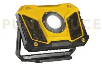 Proiettore portatile led bull giallo e nero 15w 1200lm 6500k dimmer...