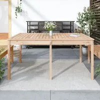 Tavolo da Giardino 159,5x82,5x76 cm in Legno Massello di Pino 823976