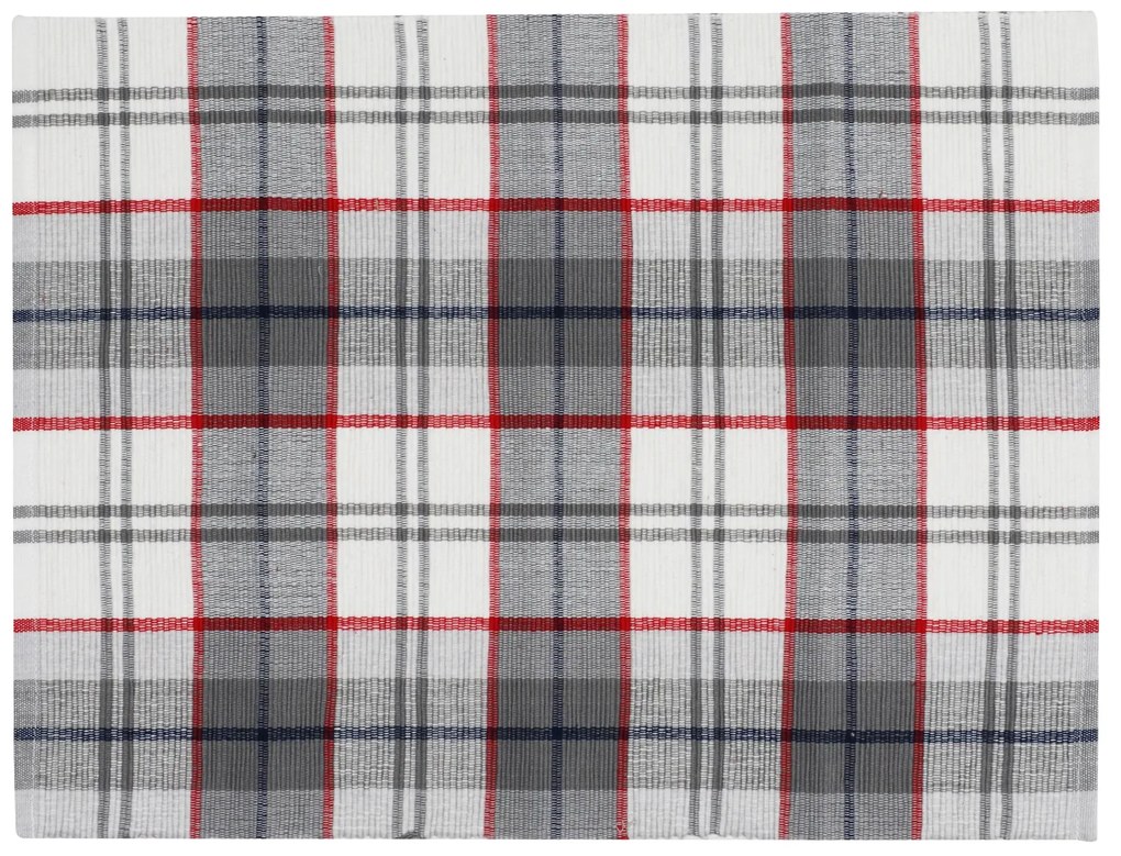 Tovaglietta cotone 33x45cm tartan grigia